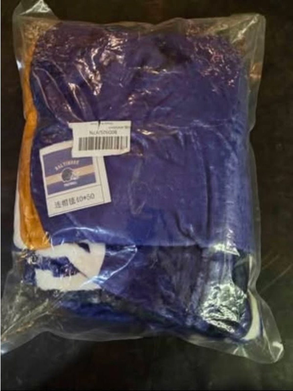 Baltimore Ravens throw blanket new